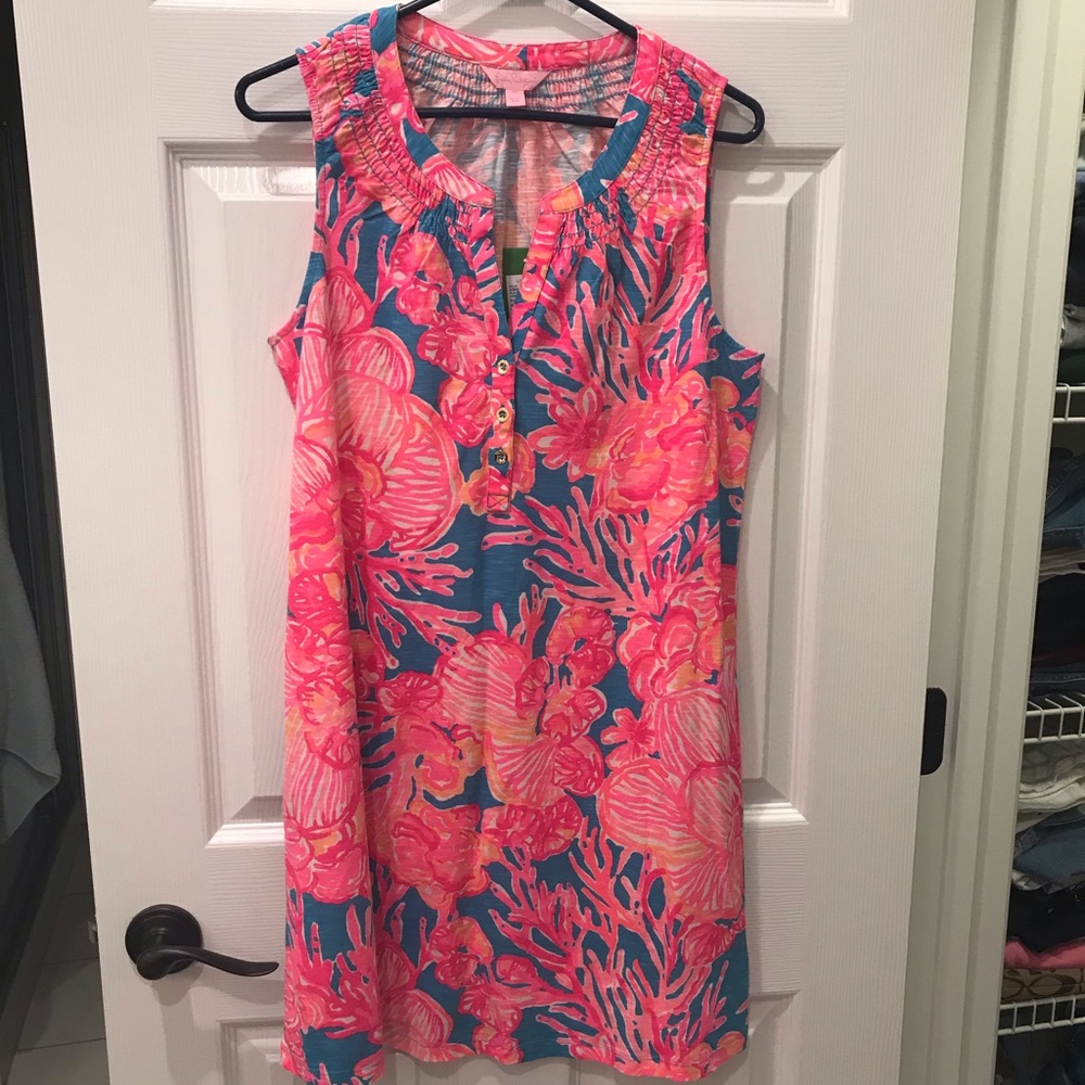 NWT Lilly Pulitzer Essie dress Medium Whisper Blue
